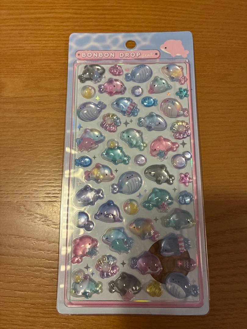 【正規品】水族館限定　ボンボンドロップシール　6種セット　ボンドロ