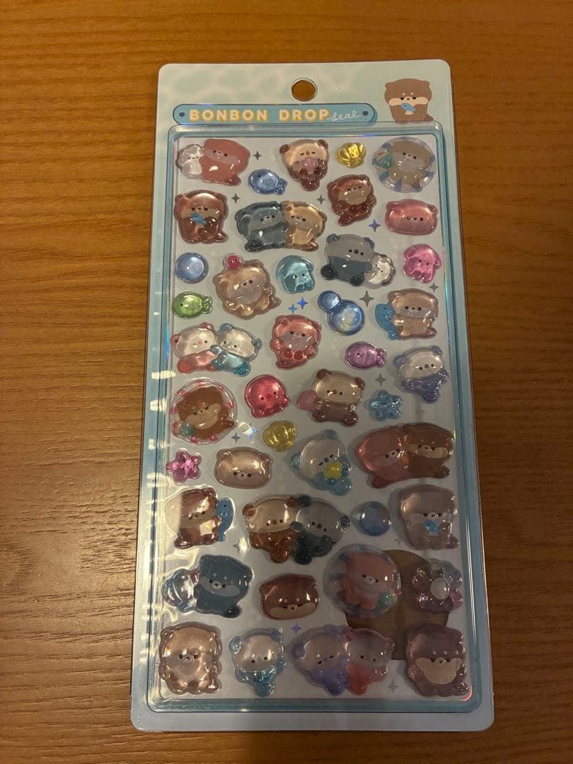 【正規品】水族館限定　ボンボンドロップシール　6種セット　ボンドロ
