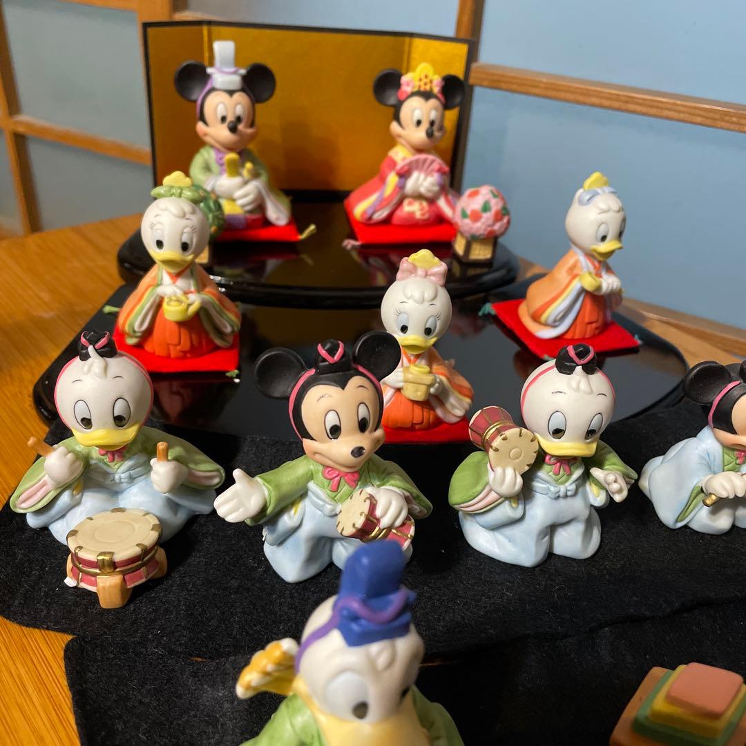 ディズニー　ミッキー&ミニー　雛人形　陶器製　ヴィンテージ