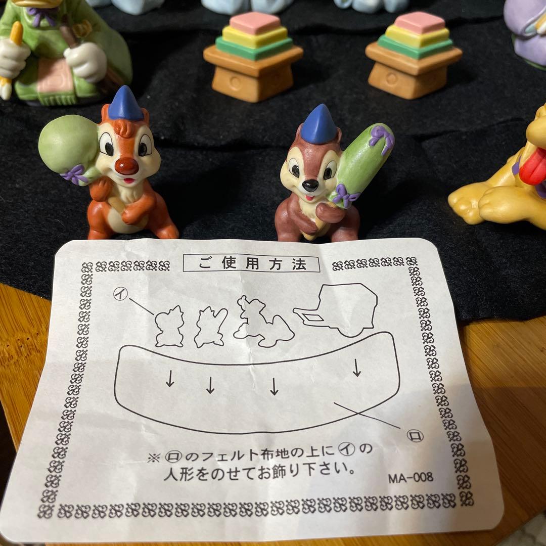 ディズニー　ミッキー&ミニー　雛人形　陶器製　ヴィンテージ