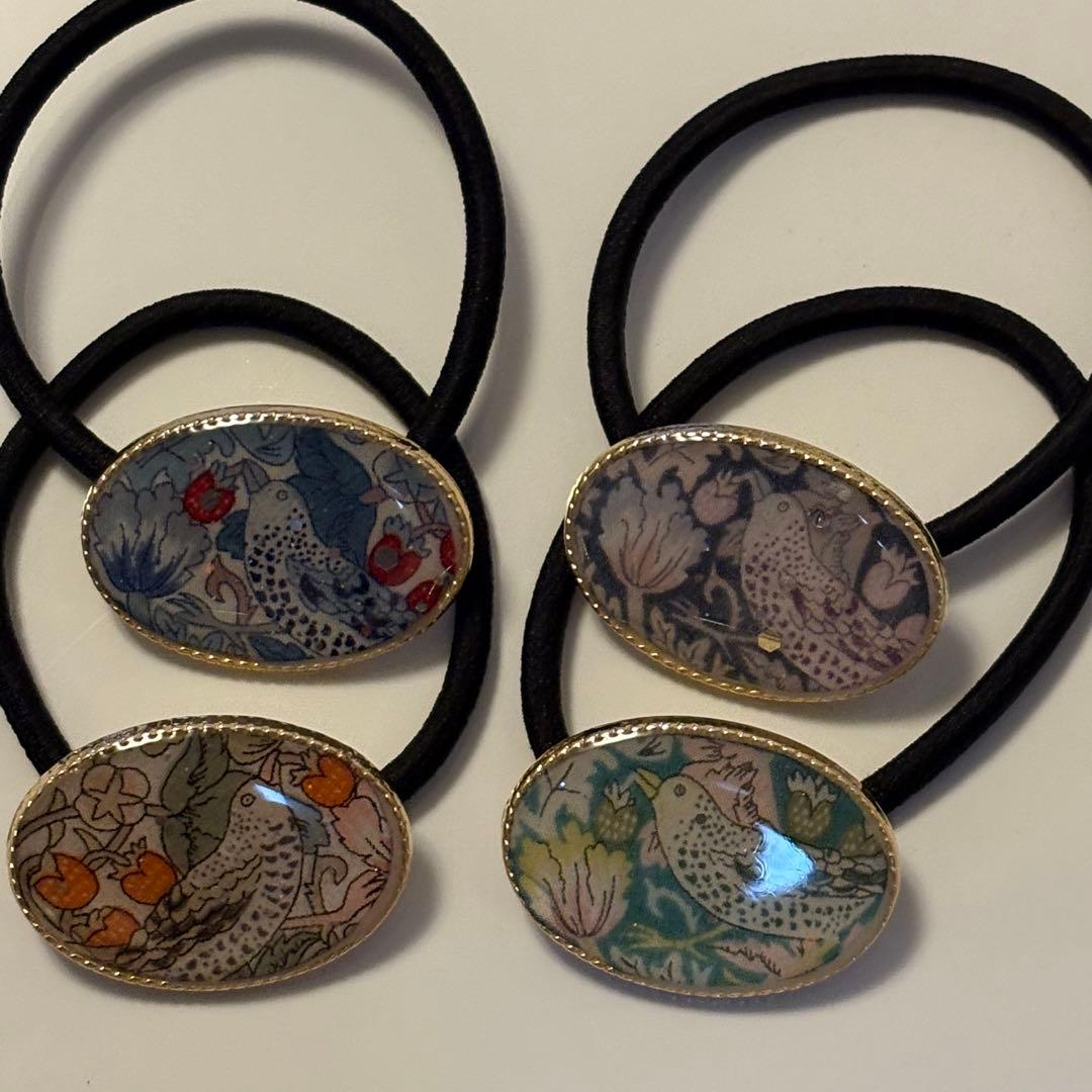 リバティ ハンドメイド ヘアゴム12個セット42