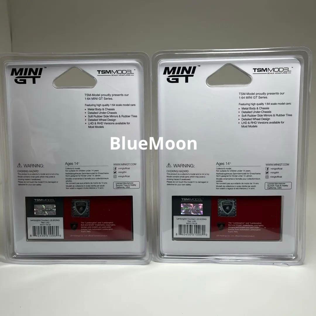LBWK限定 MINI GT ランボルギーニ カウンタック MINIGT 2台