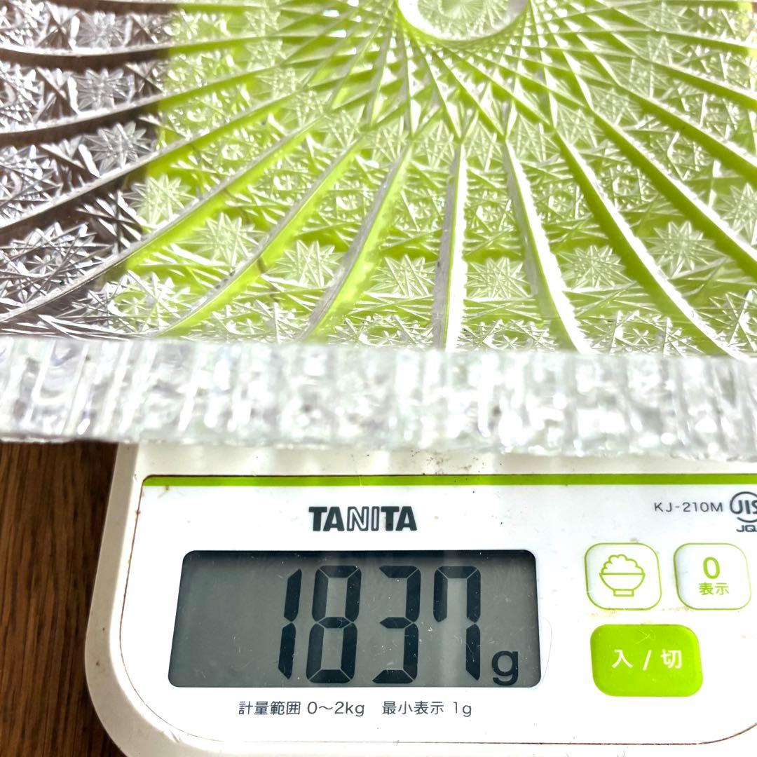 ボヘミアクリスタル 27cm 500Pk相当 ガラス スクエアボウル 大鉢