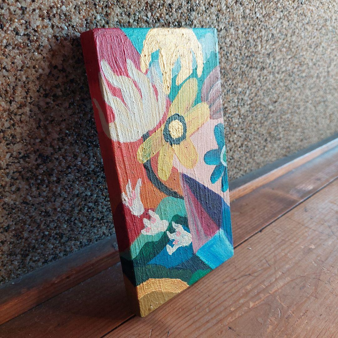 ミニ絵画　アクリル　佐野弘翔作