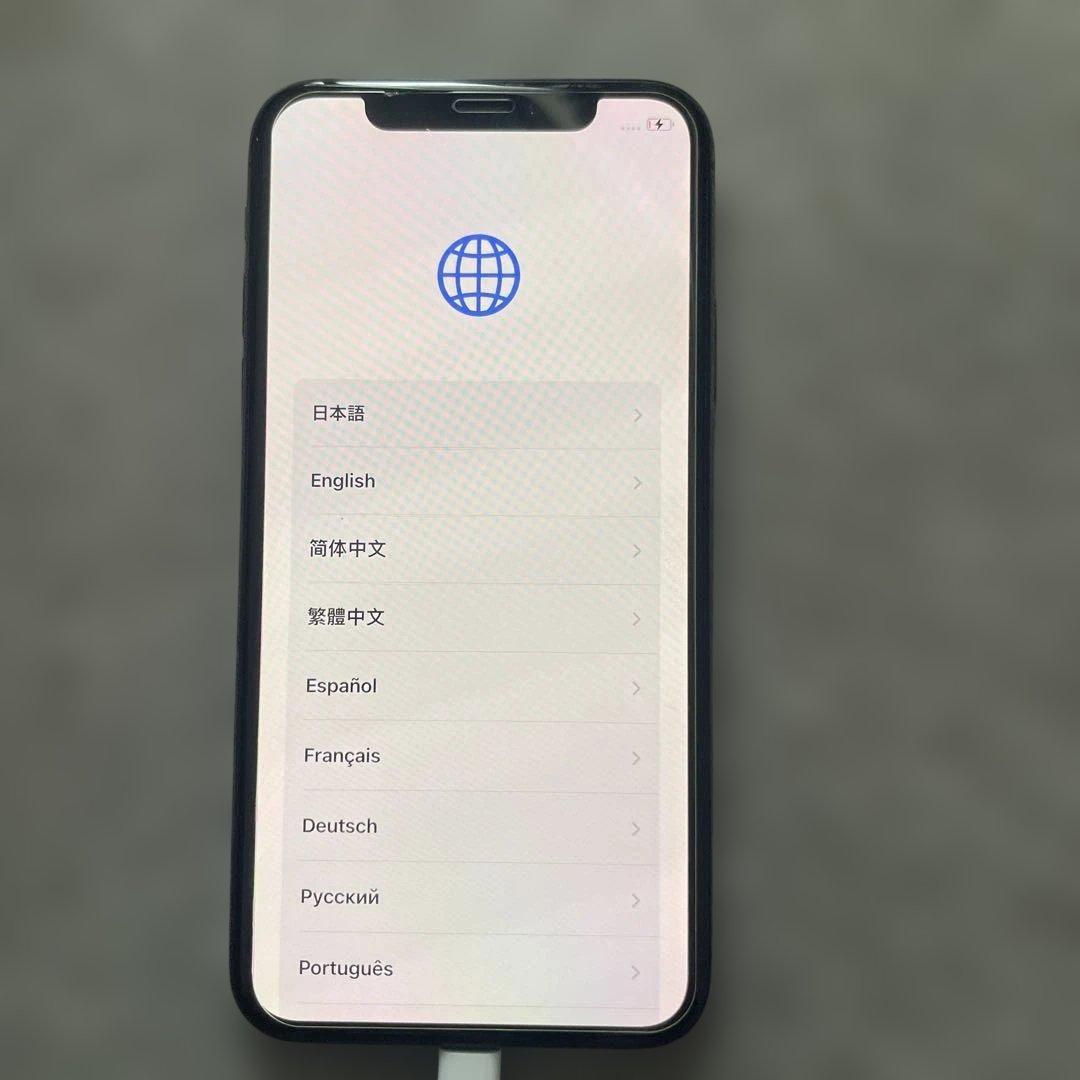 iPhoneX ブラック　256G バッテリー最大容量89%