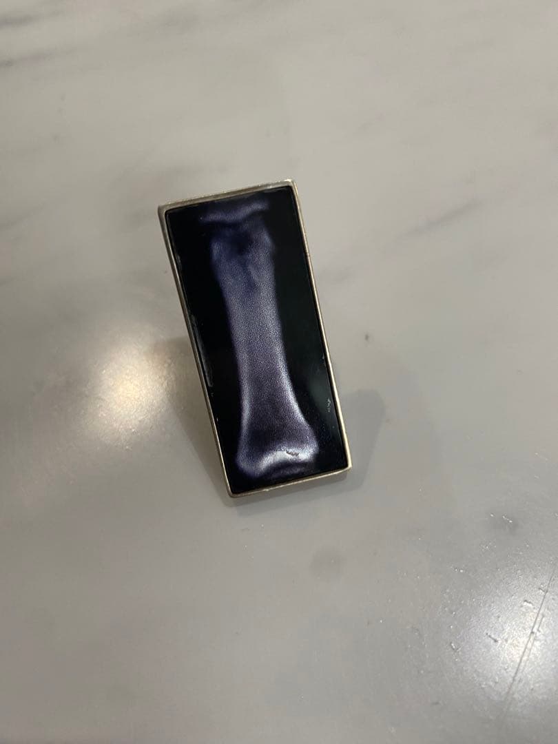 希少　silver born 骨リング　サイズ調整可　ユニセックス