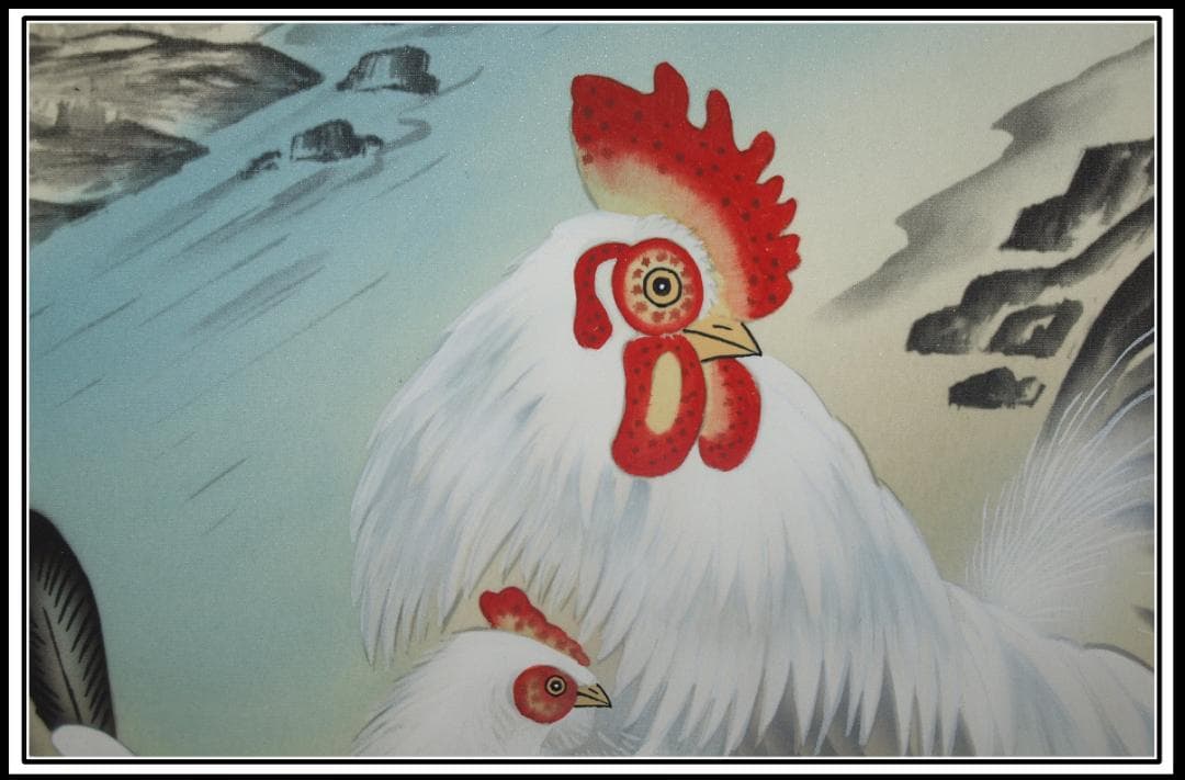 時代の掛軸　　肉筆保証　蔵整理不用品処理　日本　 X862C16-6