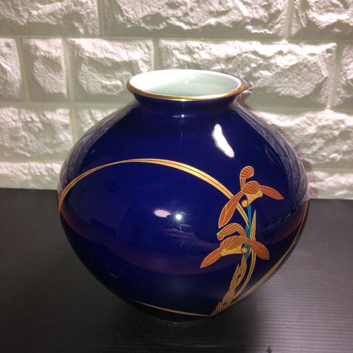 【香蘭社】　花瓶　極美品