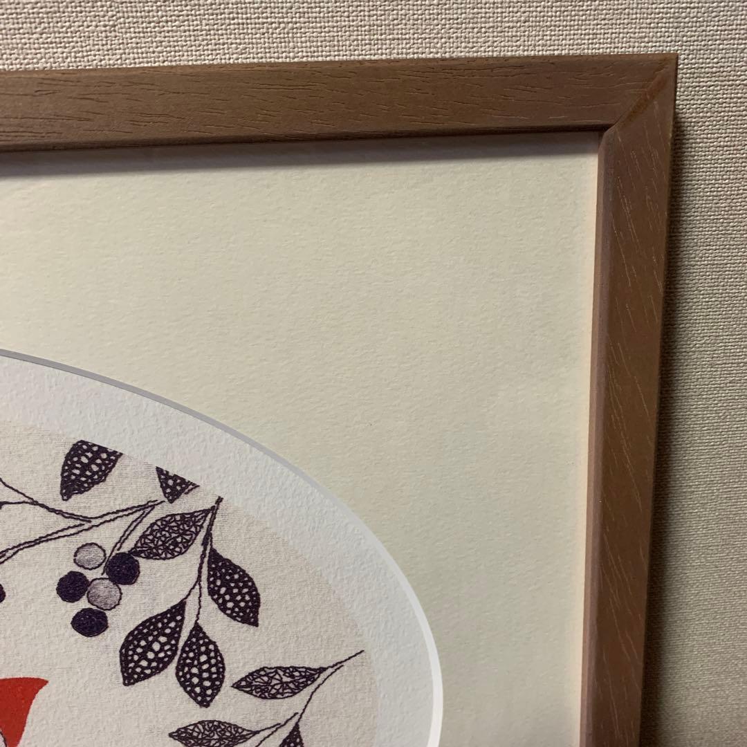ミカオ　MICAO 「ブルーベリー畑」版画　絵画
