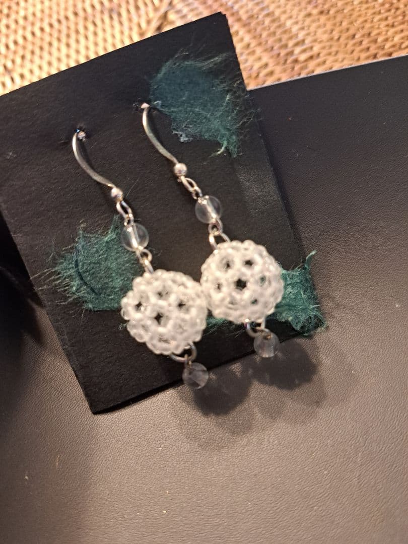 フラーレン✨ハンドメイドピアス