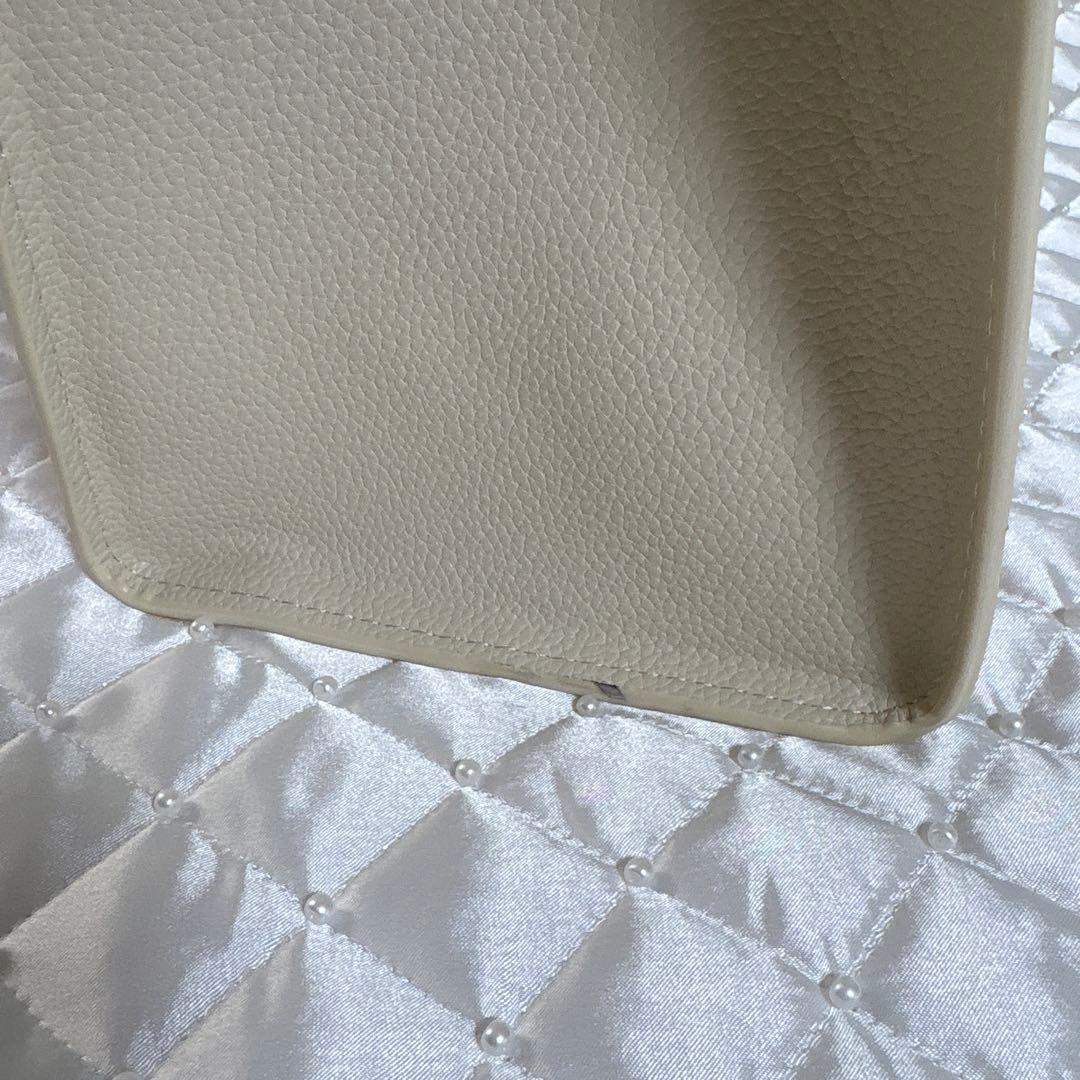 USED LVノベルティ モノグラム ショルダートートバッグ アイボリー×ピンク