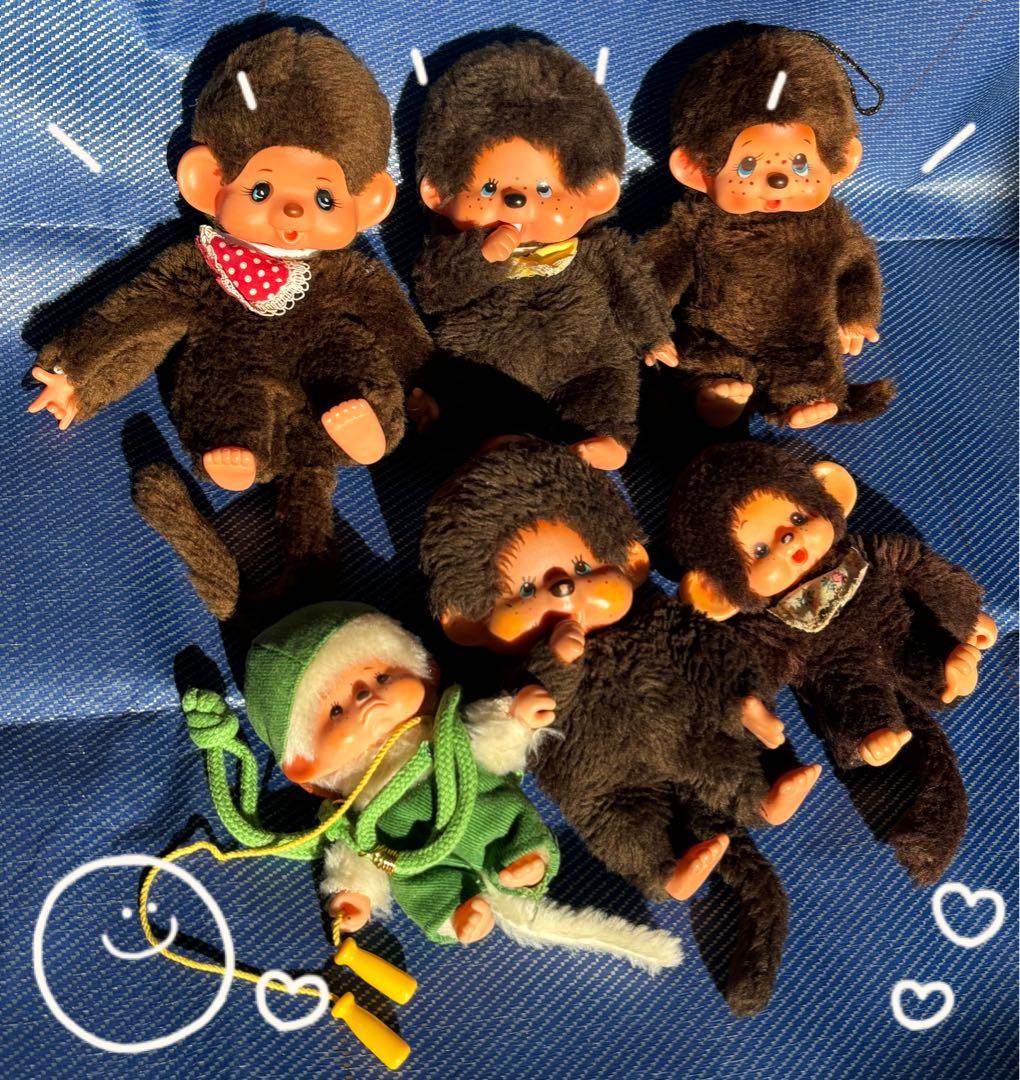 希少な昭和レトロモンチッチ6人組