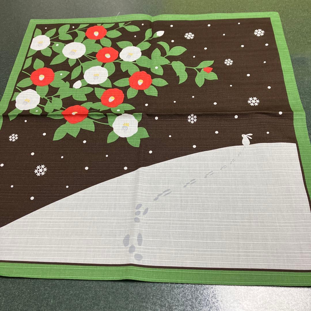 【新品未使用】風呂敷 綿小ふろしき 花景色　四季の12枚セット