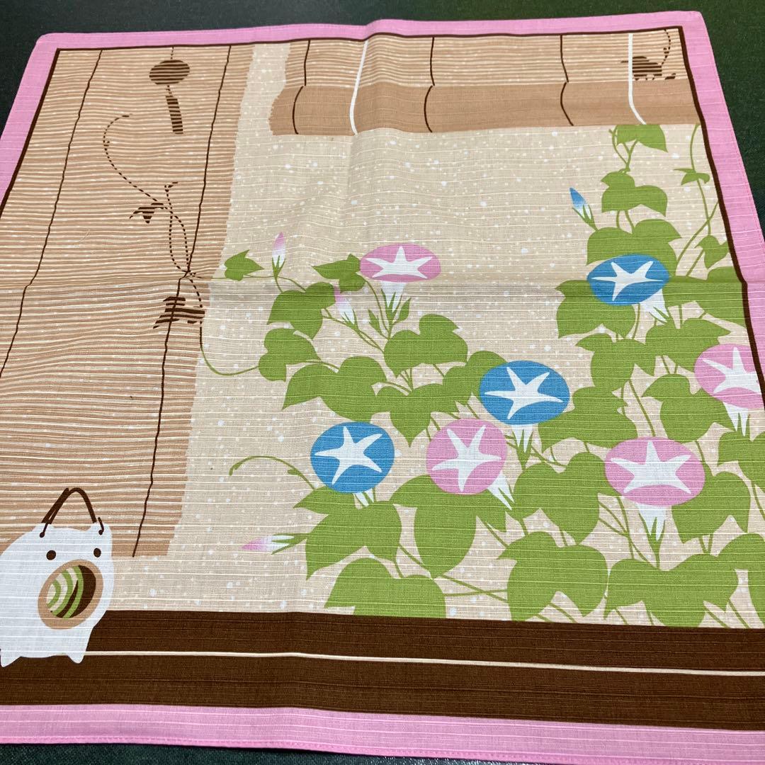 【新品未使用】風呂敷 綿小ふろしき 花景色　四季の12枚セット