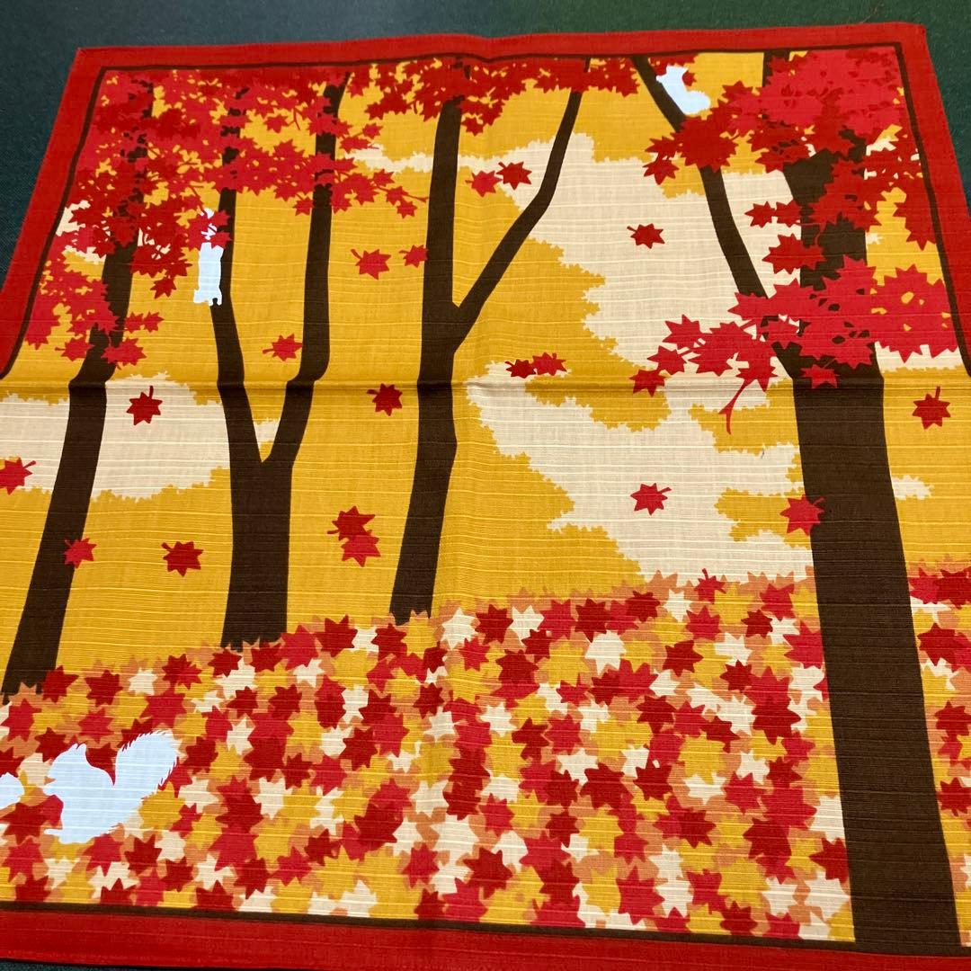 【新品未使用】風呂敷 綿小ふろしき 花景色　四季の12枚セット