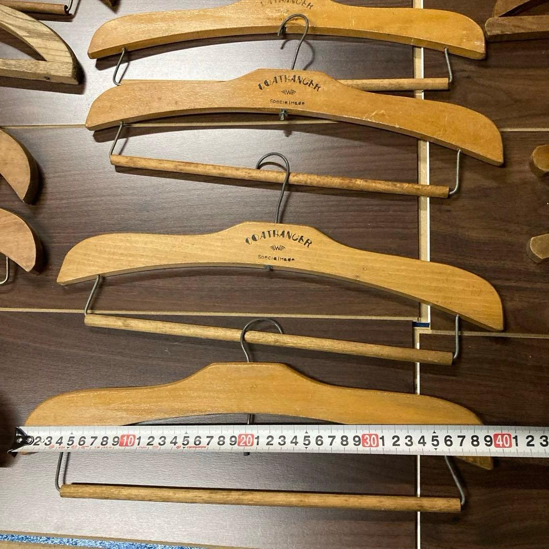 アンティーク　ハンガー　16本まとめて　木製　ヴィンテージ　レトロ