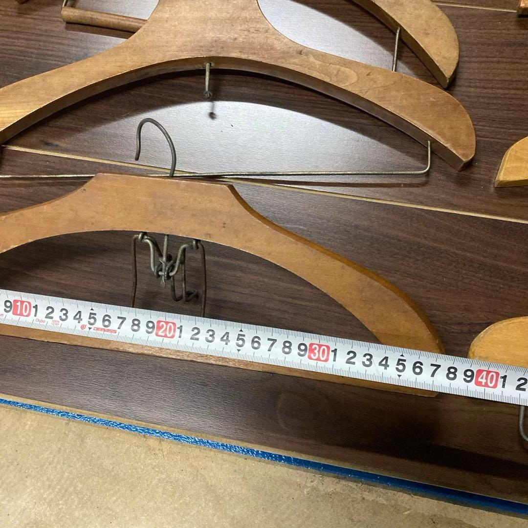 アンティーク　ハンガー　16本まとめて　木製　ヴィンテージ　レトロ