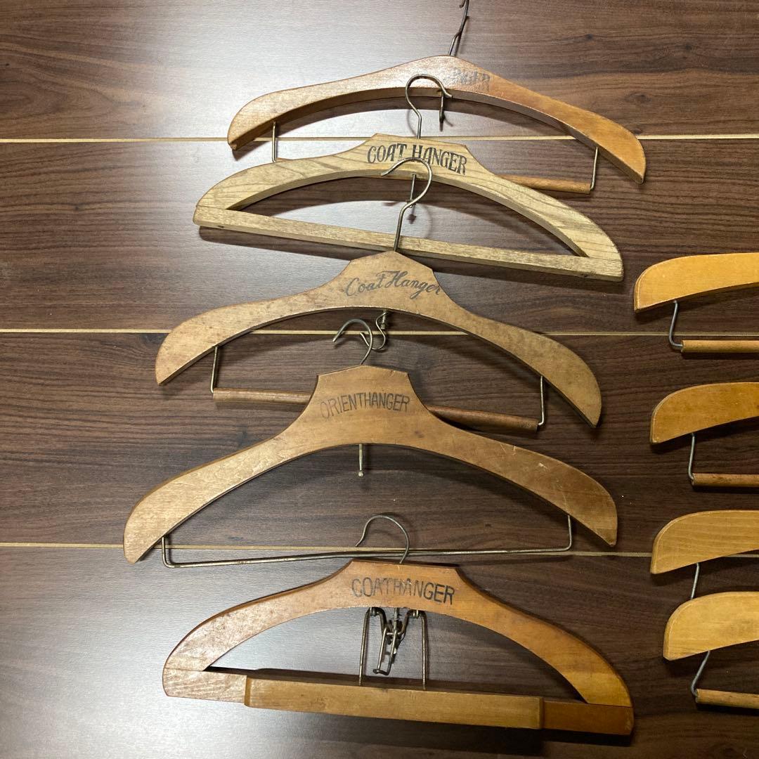 アンティーク　ハンガー　16本まとめて　木製　ヴィンテージ　レトロ