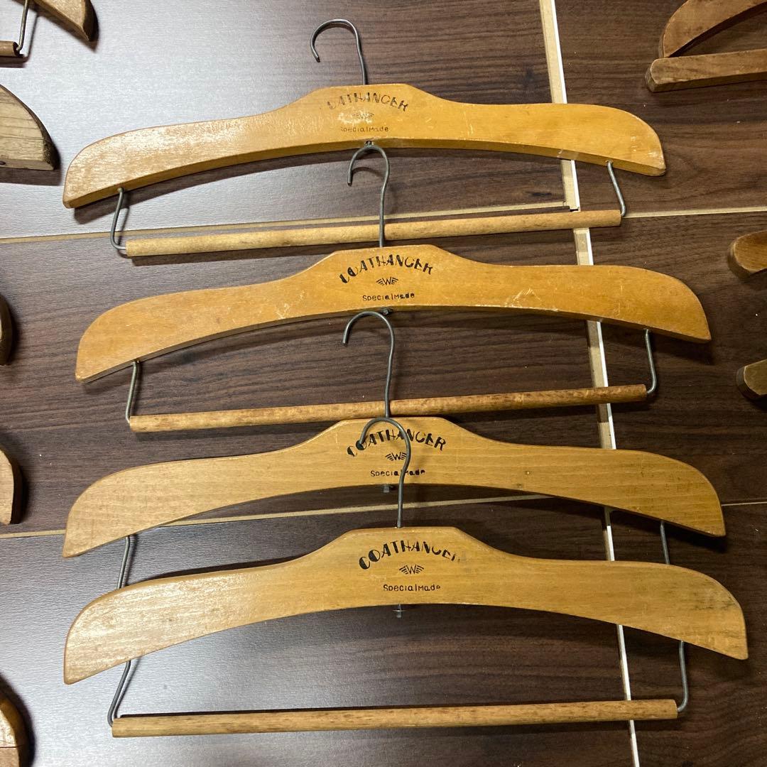アンティーク　ハンガー　16本まとめて　木製　ヴィンテージ　レトロ