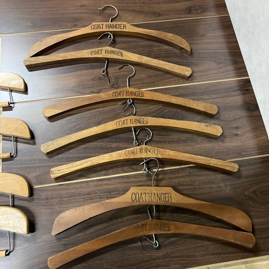 アンティーク　ハンガー　16本まとめて　木製　ヴィンテージ　レトロ