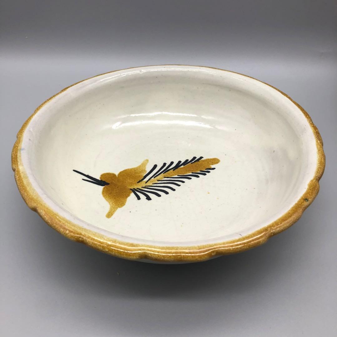 メキシコプエブラタラベラ焼ビンテージ陶器伝統工芸バード鳥ボウル鉢19cm5点B
