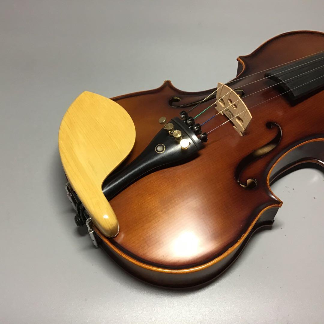 ボックス　ガルネリ型　バイオリン顎当て御蔵島産本柘植