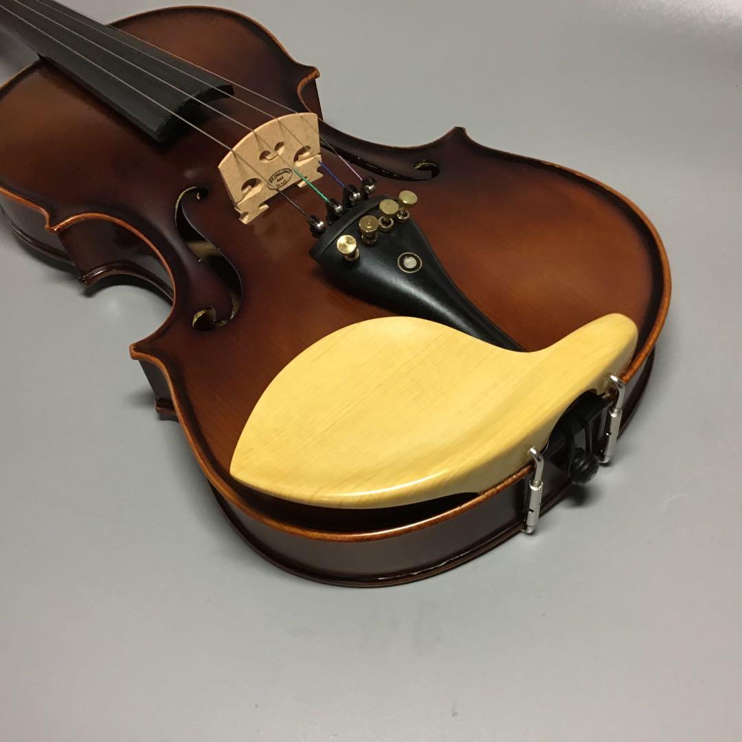 ボックス　ガルネリ型　バイオリン顎当て御蔵島産本柘植