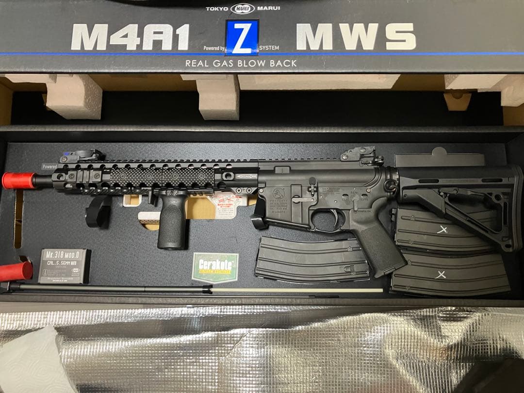 ミ*シ様 東京マルイ　M4A1MWS ガスブローバックライフル　外装カスタム