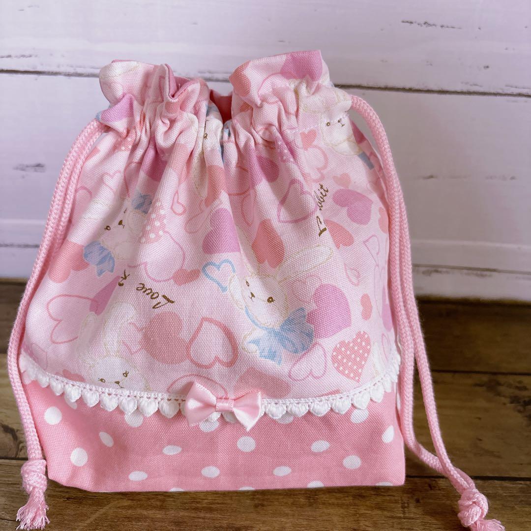 レッスンバッグ　体操服入れ　上履き入れ　お弁当袋☆うさぎ　入園入学セット