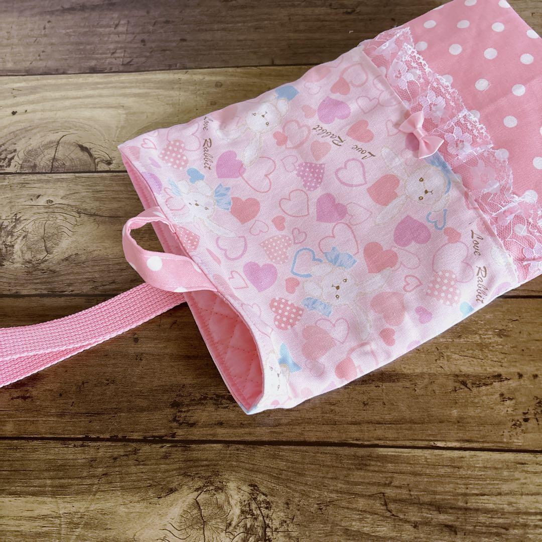 レッスンバッグ　体操服入れ　上履き入れ　お弁当袋☆うさぎ　入園入学セット