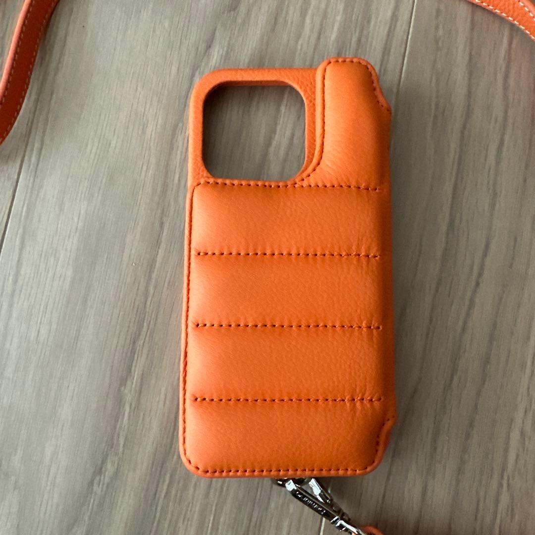 Demiu オレンジ スマホケース iPhone 14 Pro