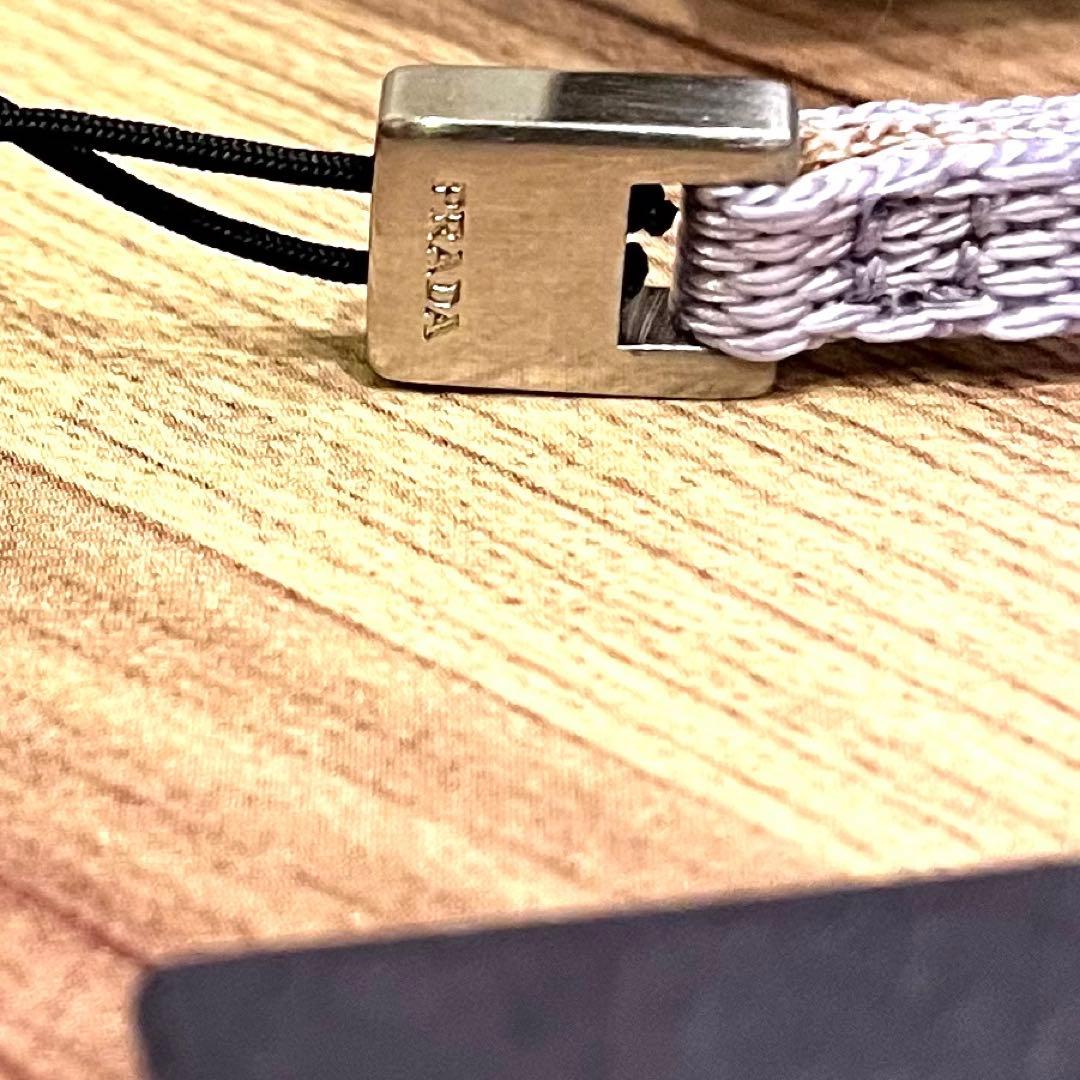 ✨希少✨未使用✨保証書✨PRADA プラダ ストラップ パープル ナイロン 本革
