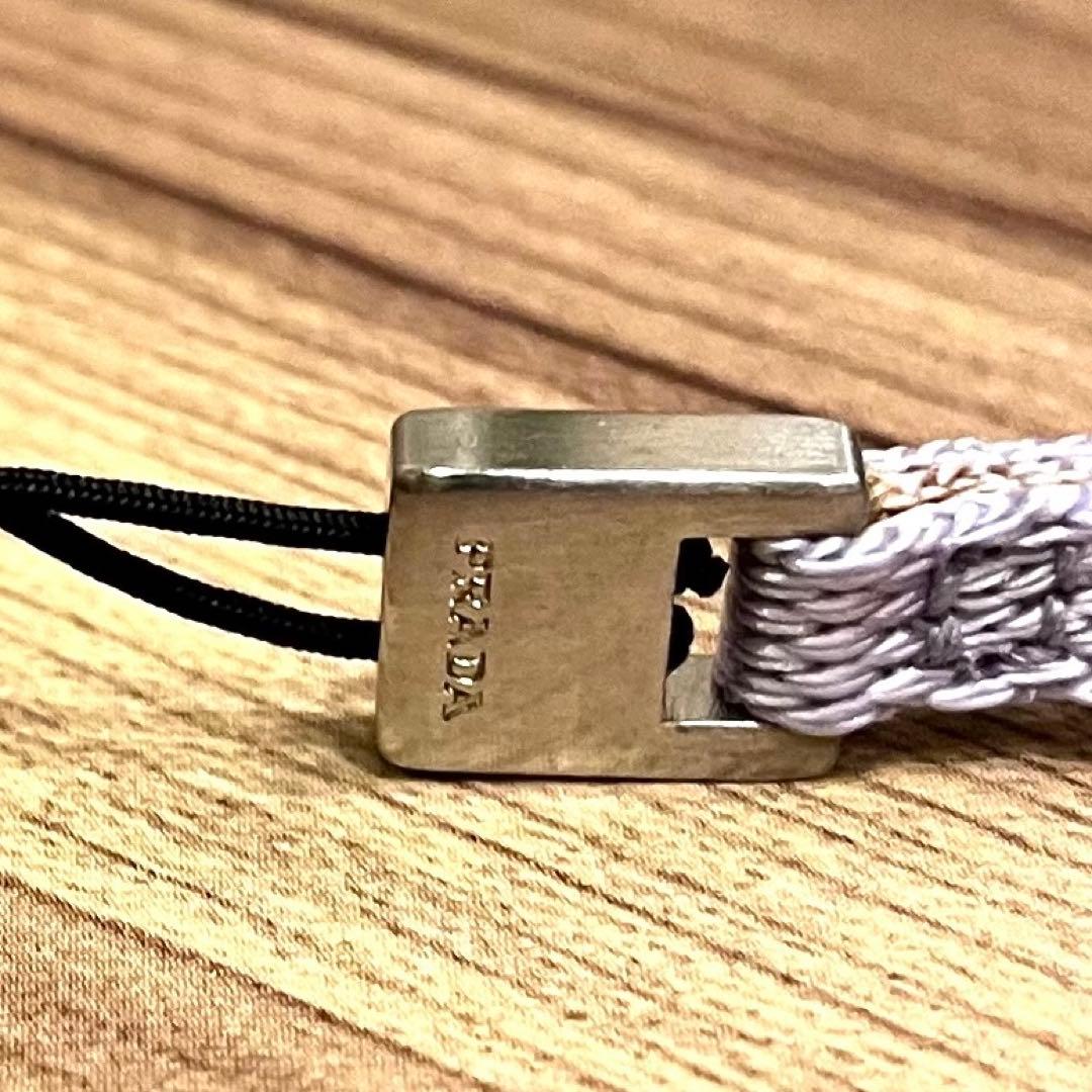 ✨希少✨未使用✨保証書✨PRADA プラダ ストラップ パープル ナイロン 本革