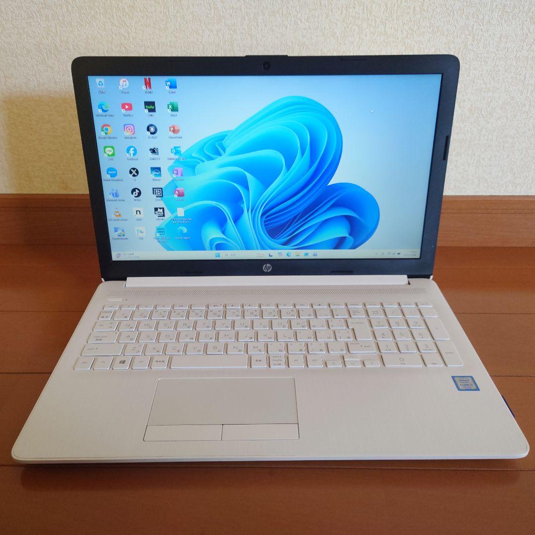 設定済✨️HPノートパソコン✨️キレイなホワイト✨️Win11＆オフィス2024