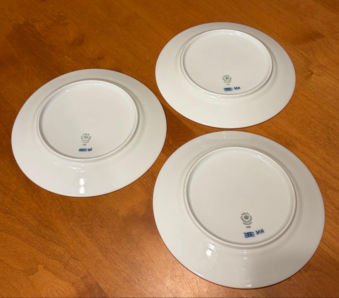 【未使用】ロイヤルコペンハーゲン ブルーフラワー プレート 5枚 19cm 皿