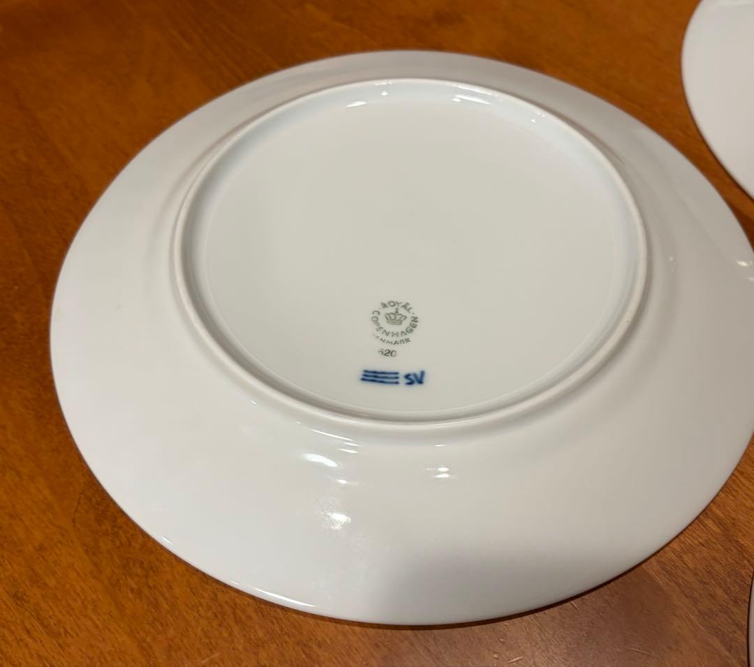 【未使用】ロイヤルコペンハーゲン ブルーフラワー プレート 5枚 19cm 皿