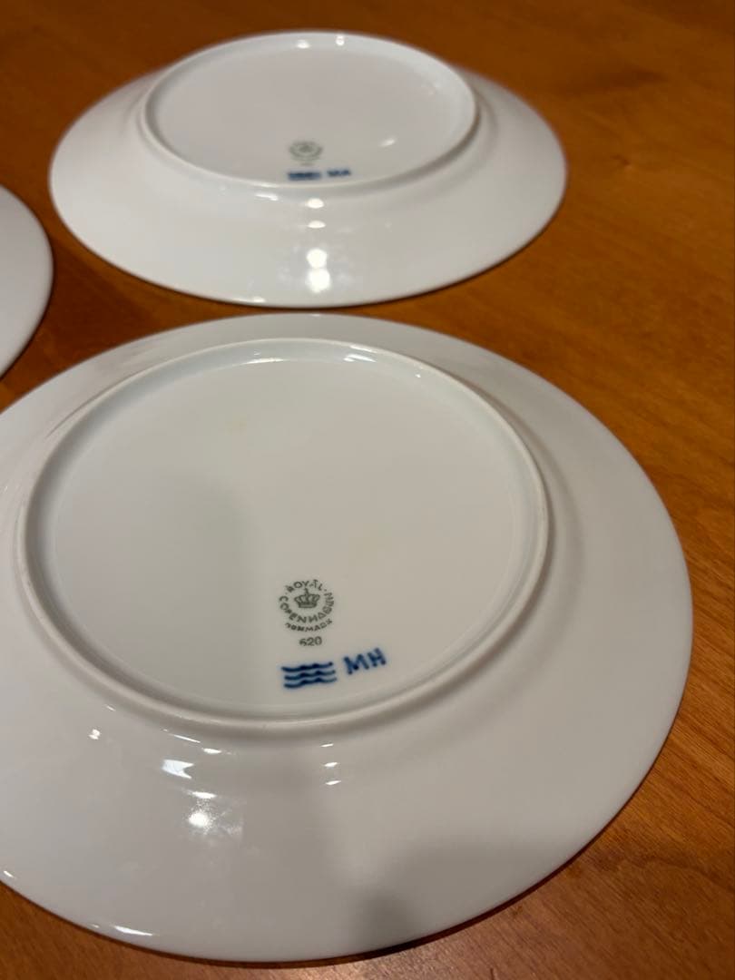 【未使用】ロイヤルコペンハーゲン ブルーフラワー プレート 5枚 19cm 皿