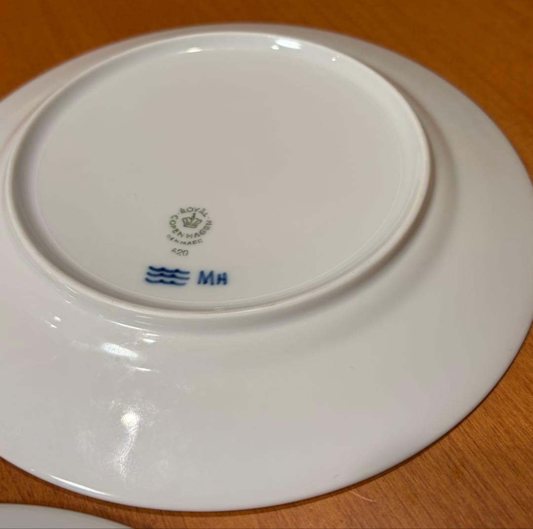 【未使用】ロイヤルコペンハーゲン ブルーフラワー プレート 5枚 19cm 皿