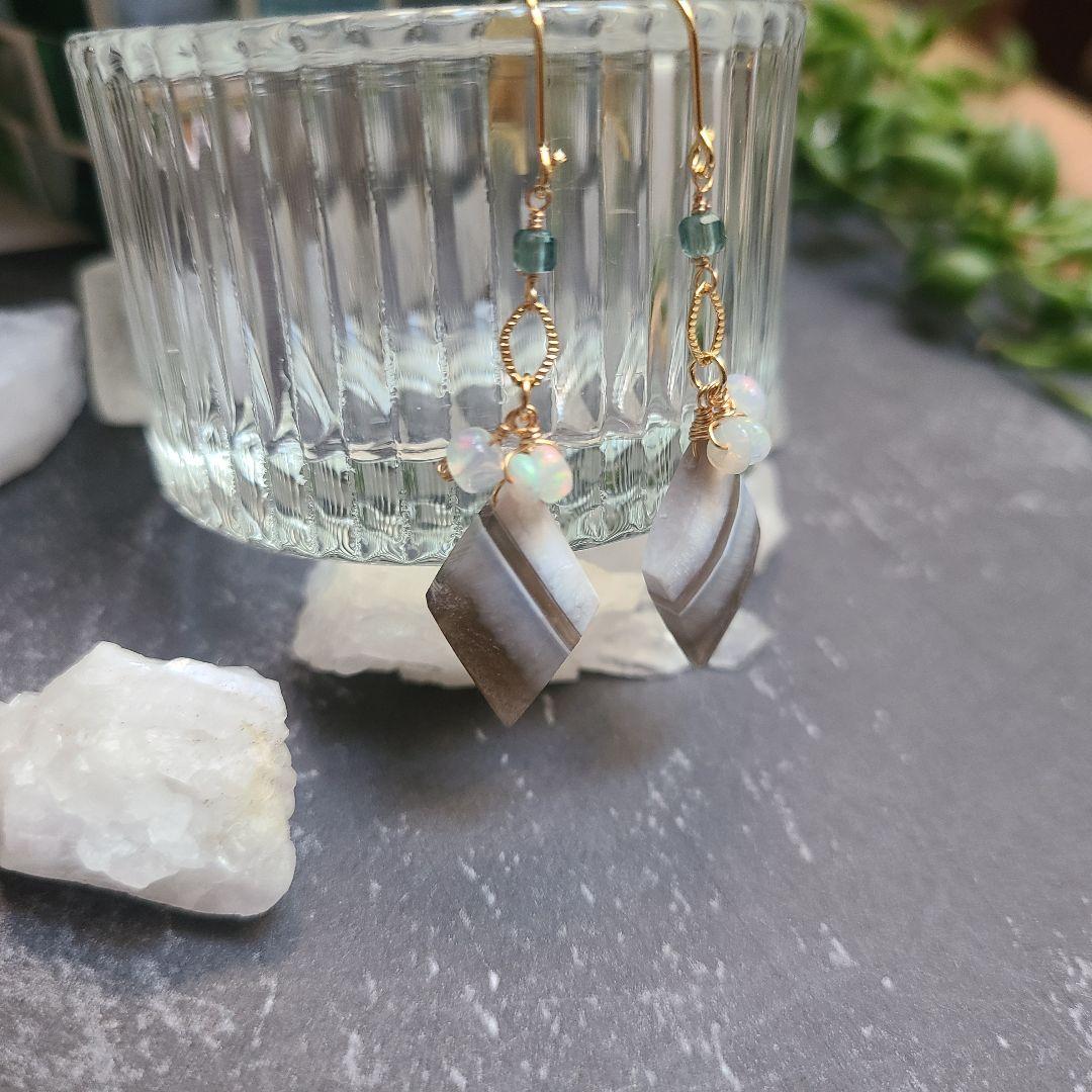 【me.000】【D-19】おまとめ3点 ピアス ブルーオパール