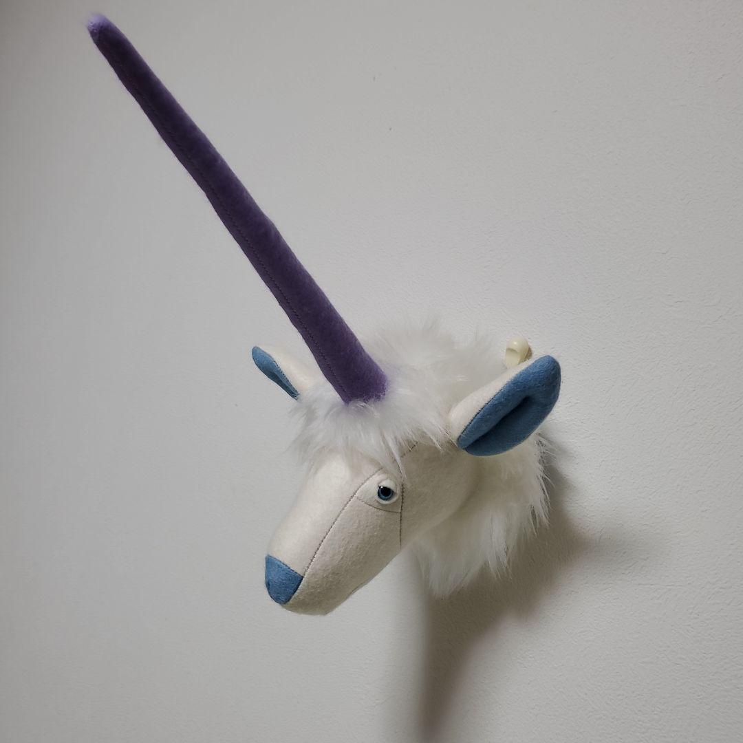 ユニコーン ハンドメイド 作家 ぬいぐるみ 壁飾り