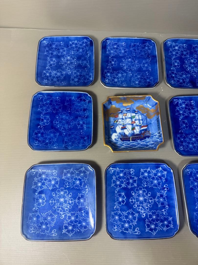 2605 深川製磁　皿　12客