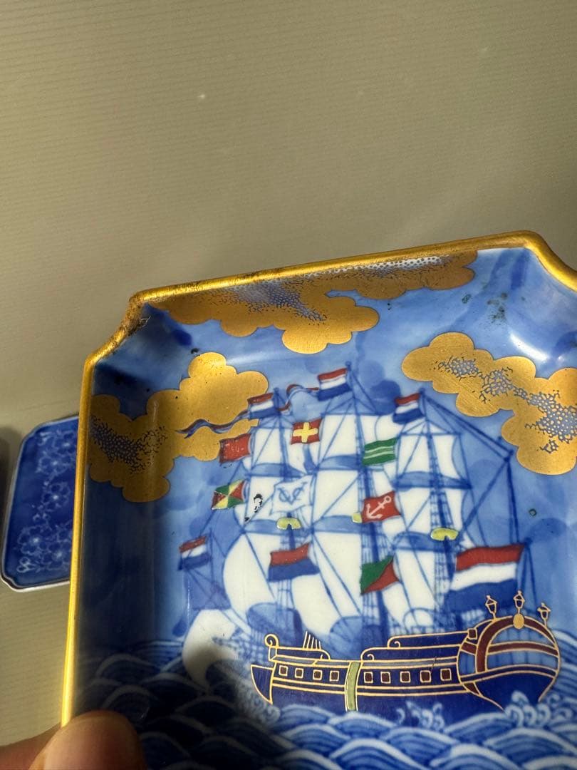 2605 深川製磁　皿　12客