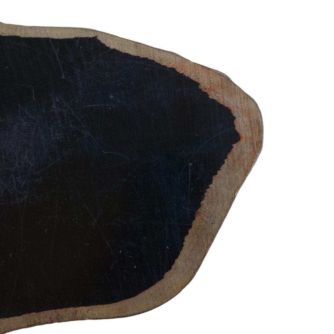 黒檀　飾台　花台　置物　希少材　一枚板