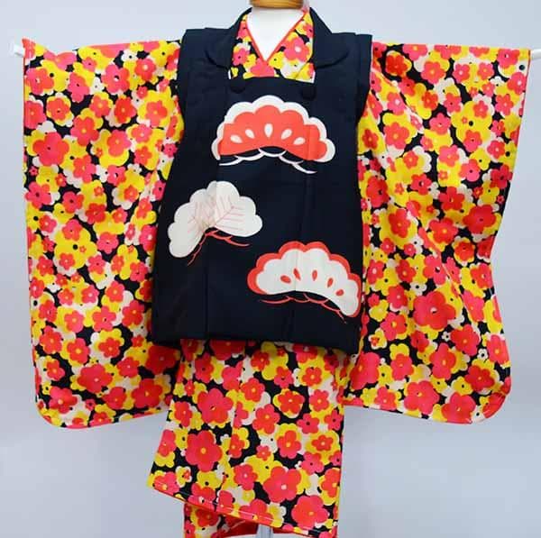 七五三 三歳 女児 被布着物フルセット 式部浪漫 LILLI お仕立て無料