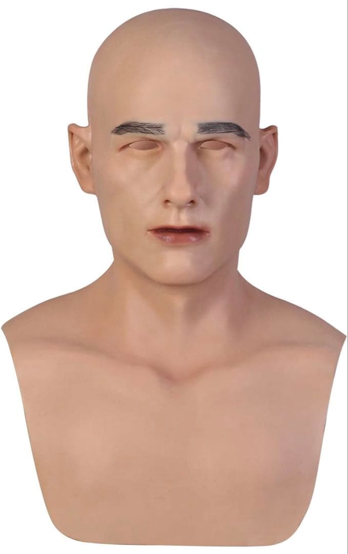 CRRCLSY] シリコン仮面 男性コスプレのためのハンサムなイケメン 変装用