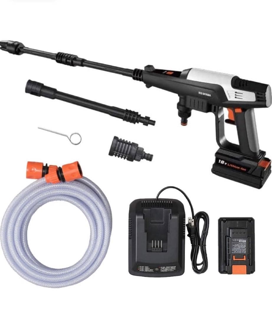 アイリスオーヤマ 充電式　ハンディウォッシャー　高圧洗浄機  JHW-201