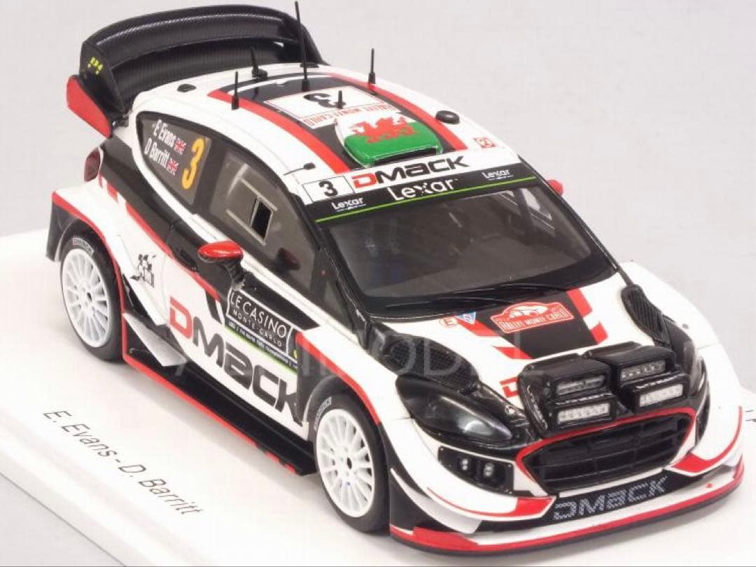 1/43 Ford Fiesta WRC 2017 E.エバンス