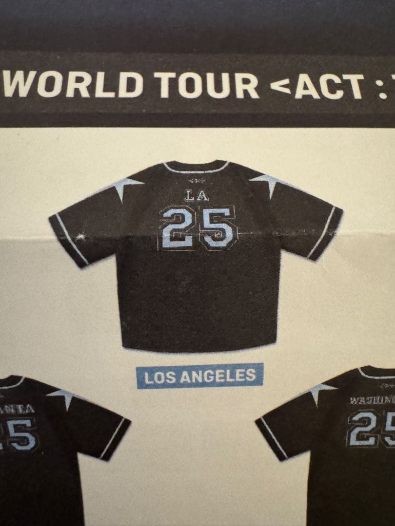 TXT TOMORROW LA 25 ユニフォーム Tシャツ　Lサイズ