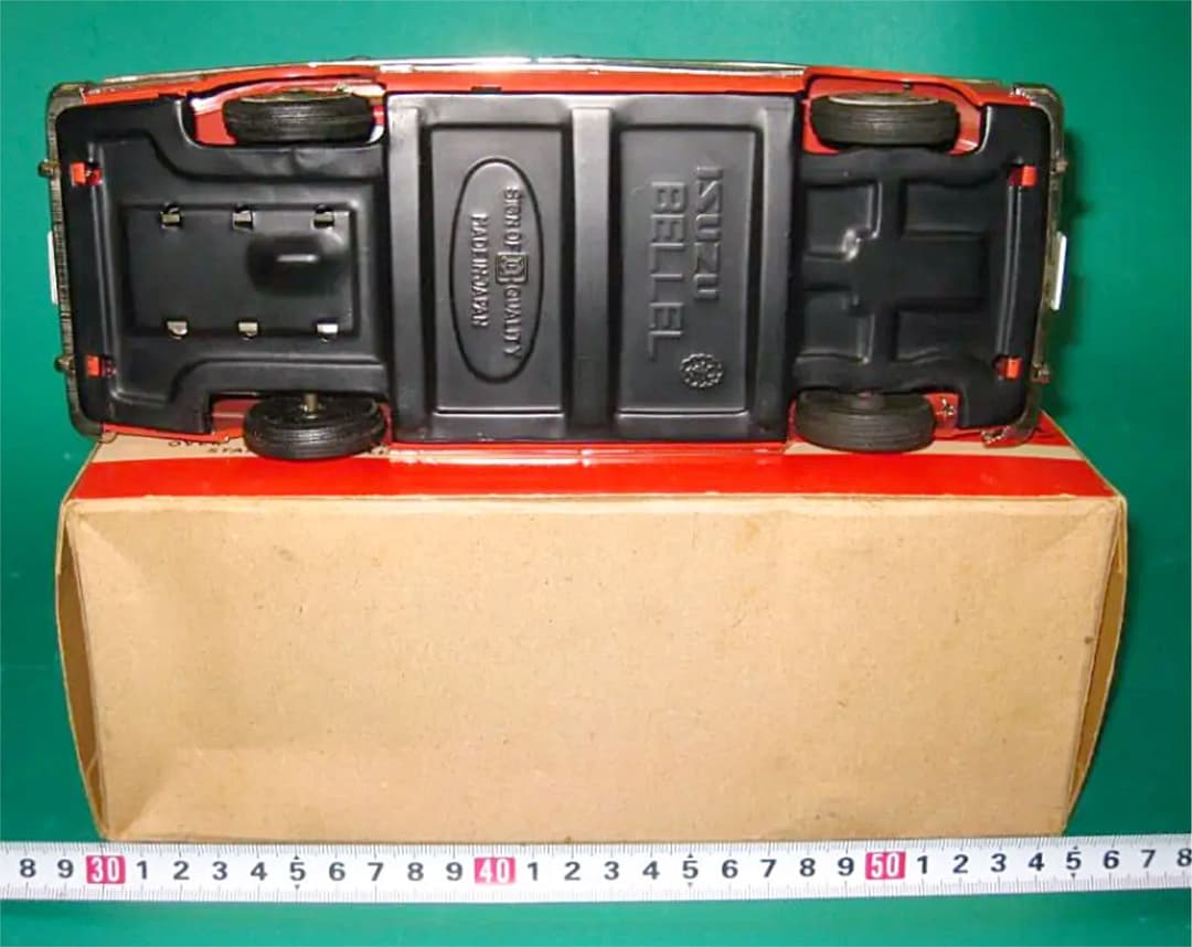 美品 ブリキ 玩具  いすず　ベレル　箱付 昭和レトロ　骨董品 長嶋茂雄