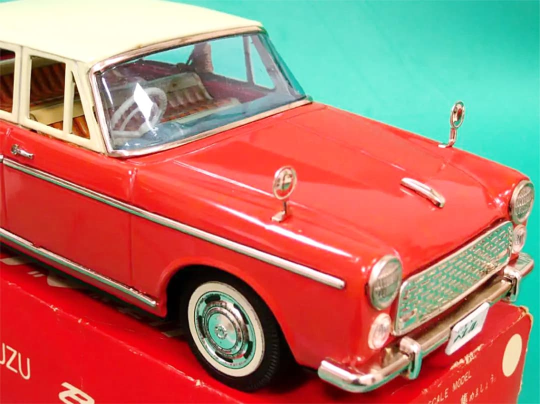 美品 ブリキ 玩具  いすず　ベレル　箱付 昭和レトロ　骨董品 長嶋茂雄